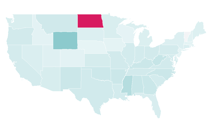 Affinity by region — Pluto (Disney), United States