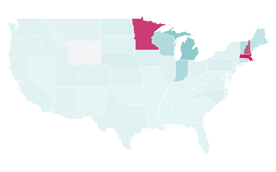 Affinity by region — Plymouth, United States