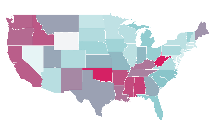 Affinity by region — Plywood, United States