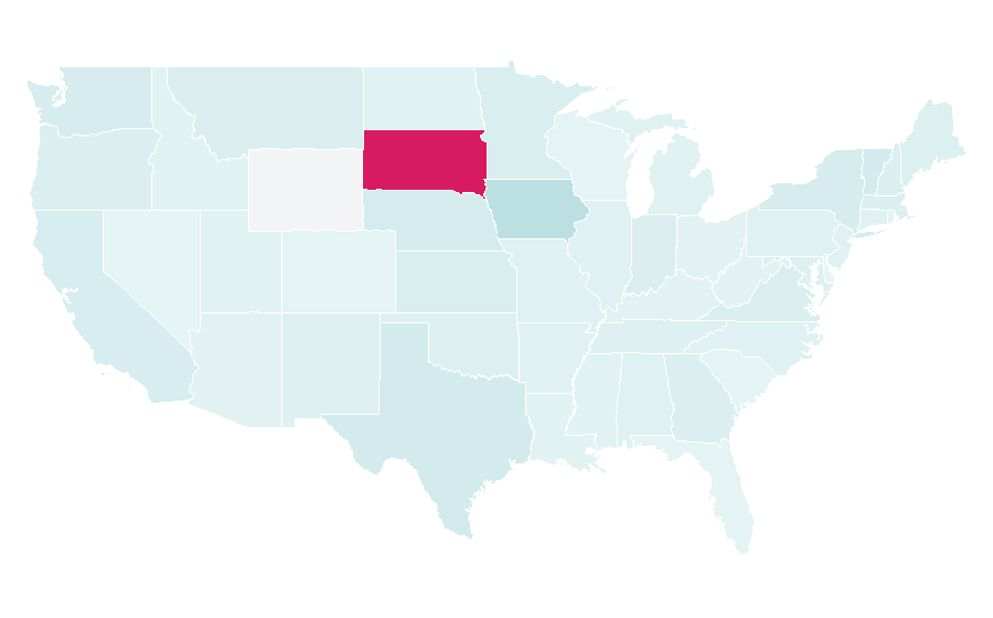 Affinity by region — Poet, United States