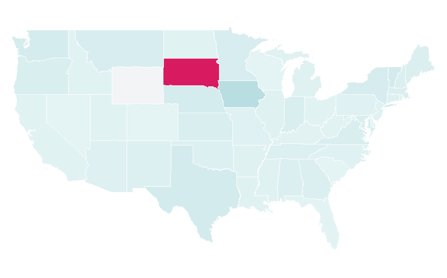 Affinity by region — Poetry (magazine), United States