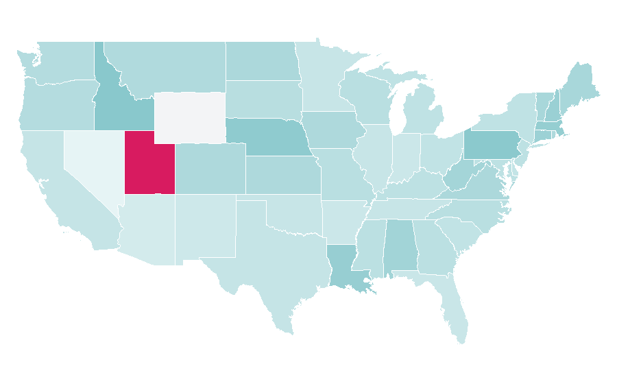 Affinity by region — Pointe shoe, United States