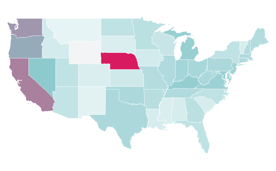 Affinity by region — Pokémon Diamond and Pearl, United States
