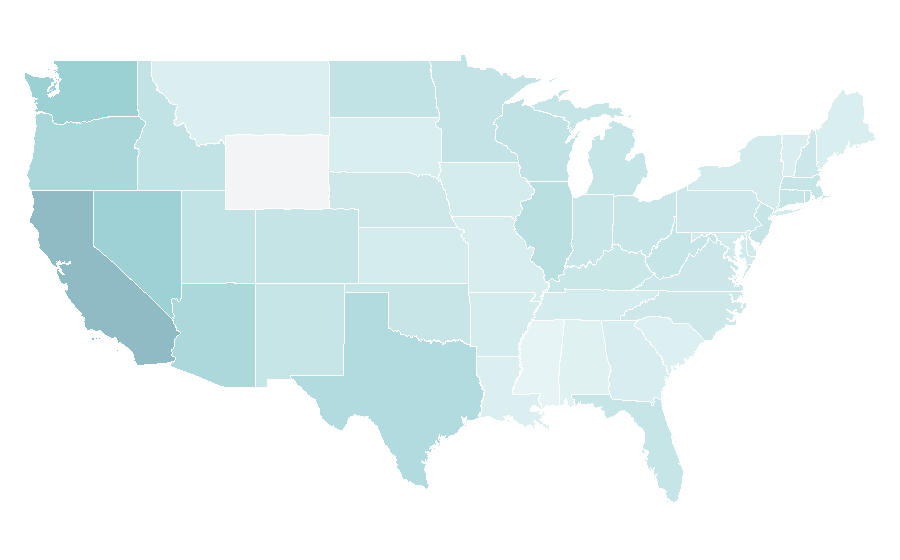 Affinity by region — Pokémon Merchandise, United States
