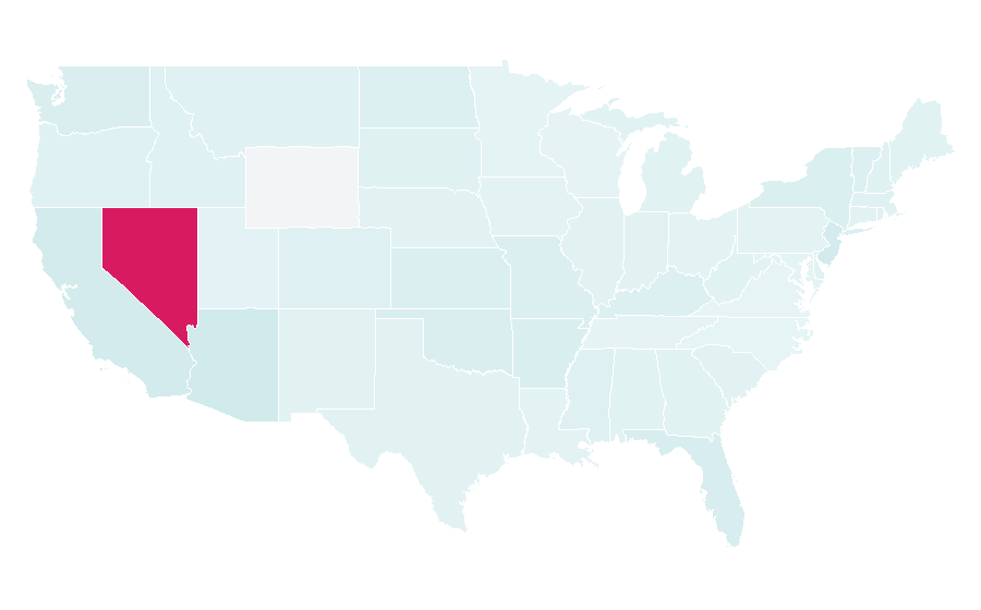 Affinity by region — Poker tournament, United States