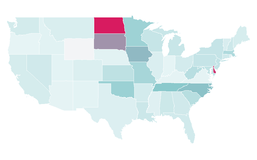 Affinité par région — Polishing, États-Unis