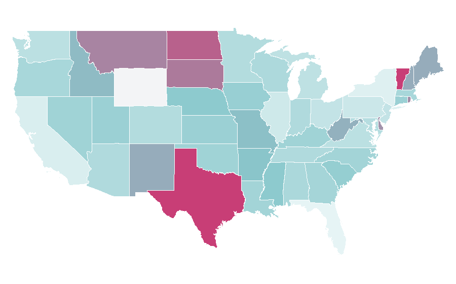 Affinity by region — Politics of China, United States