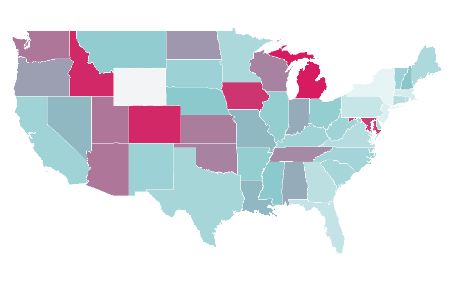 Affinity by region — Polk Audio, United States