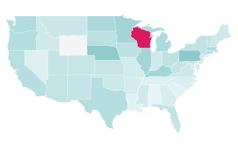 Affinity by region — Polka, United States