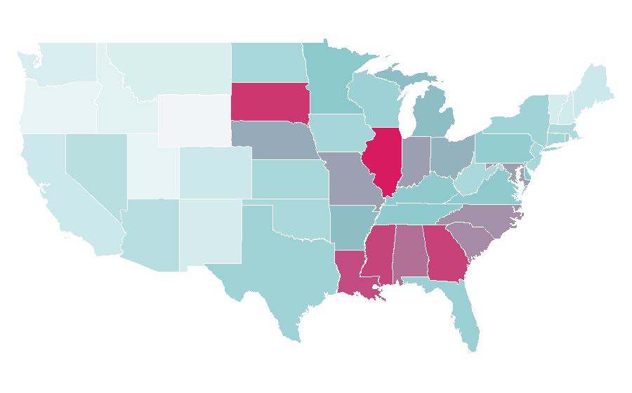 Affinity by region — Polo G, United States
