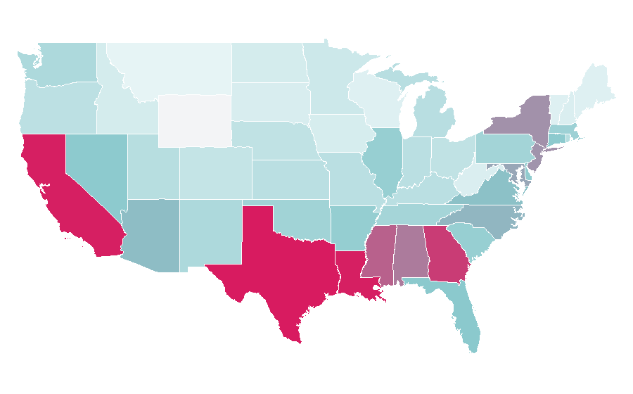 Affinity by region — Polo shirt, United States