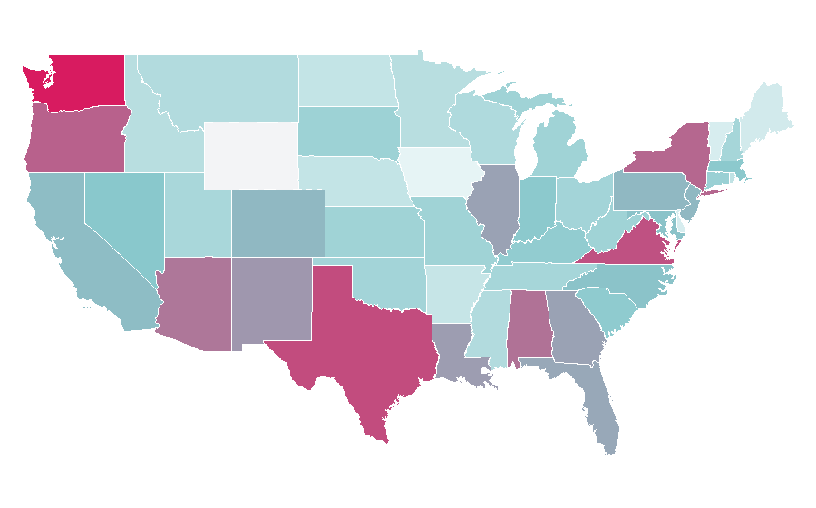 Affinity by region — Polygon (website), United States