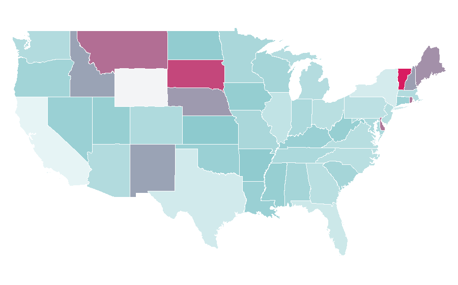 Affinity by region — Pomeranian Voivodeship, United States