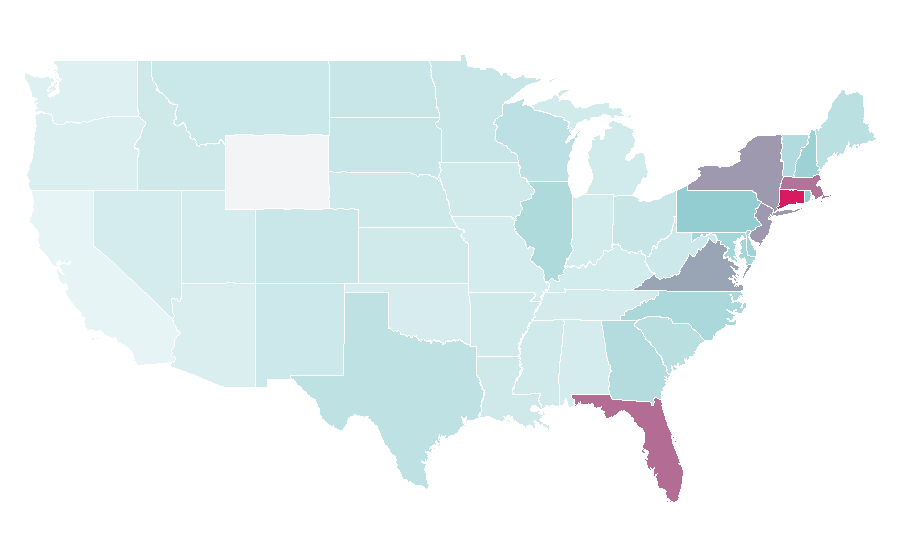 Affinity by region — Ponce, Puerto Rico, United States