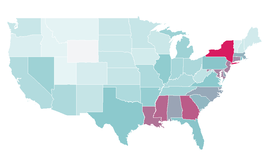 Affinity by region — Pop Smoke, United States