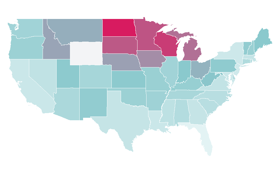 Affinity by region — Popcorn maker, United States