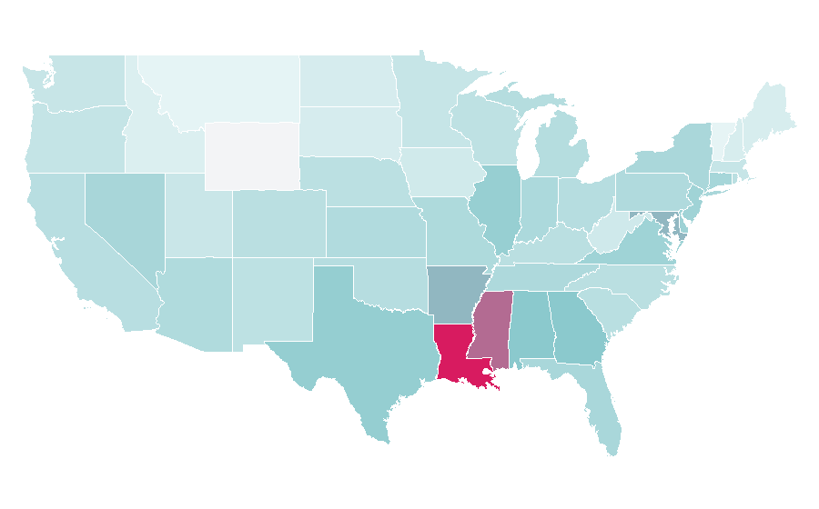 Affinity by region — Popeye, United States