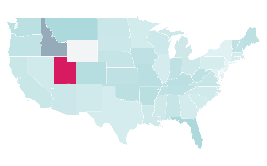 Affinity by region — Pottermore, United States