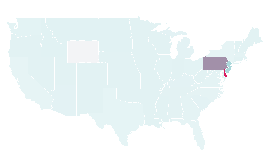 Affinity by region — Power 99FM Philly, United States