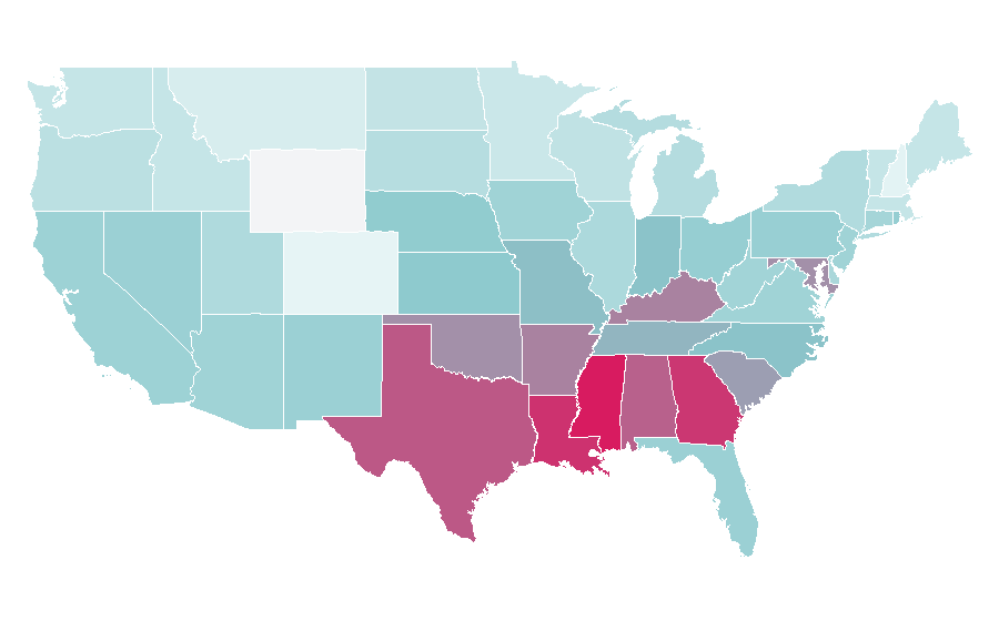 Affinity by region — Power Rangers Dino Charge, United States