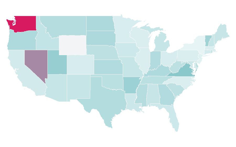 Affinity by region — Power supply unit (computer), United States