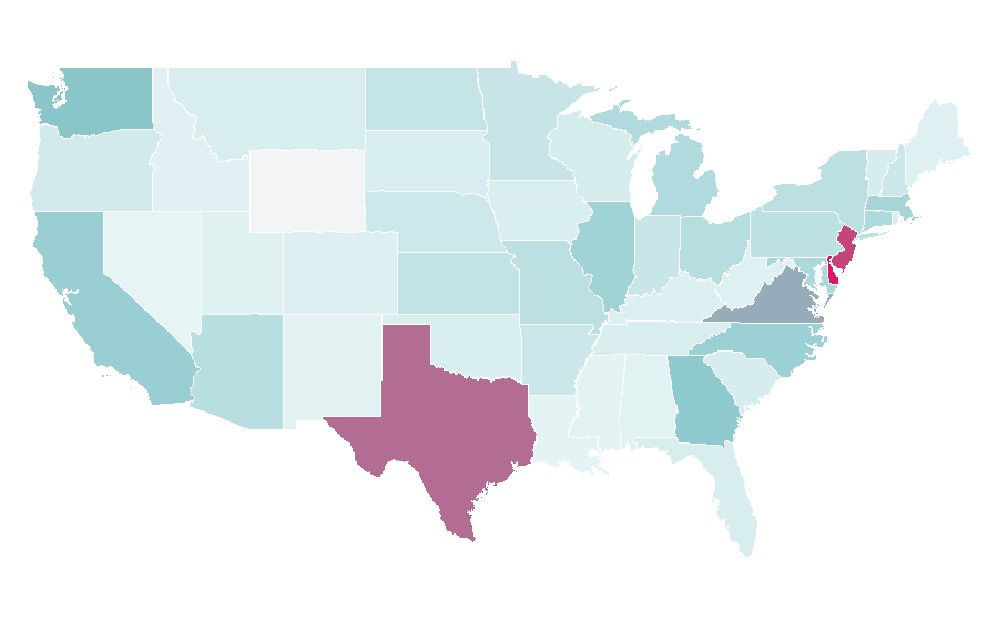 Affinity by region — Prabhas, United States