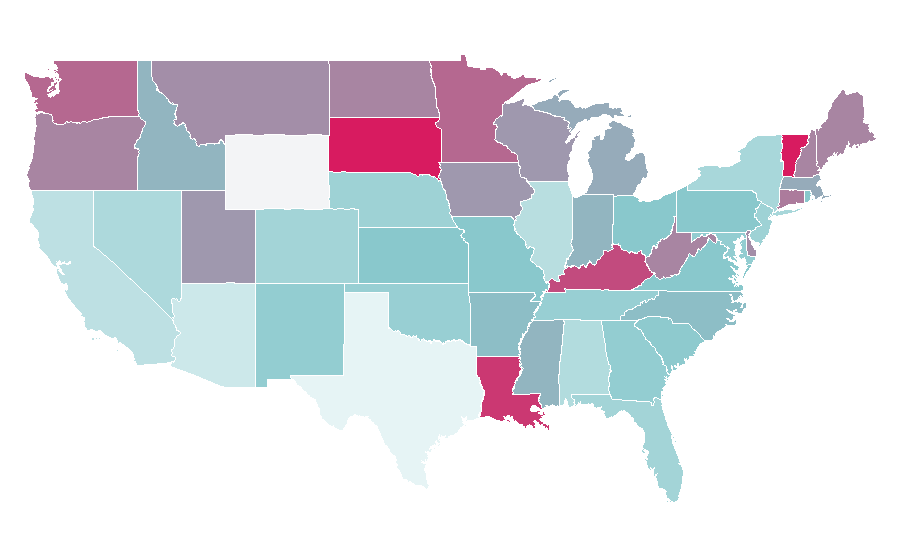 Affinity by region — Practical joke, United States