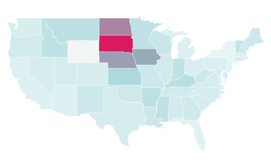 Affinity by region — Precision agriculture, United States
