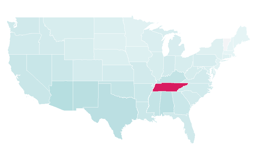 Affinität nach Region — Predator (alien), USA