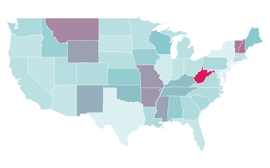 Affinity by region — Prefabricated home, United States