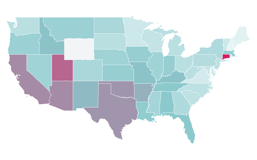 Affinity by region — Pretty Woman, United States