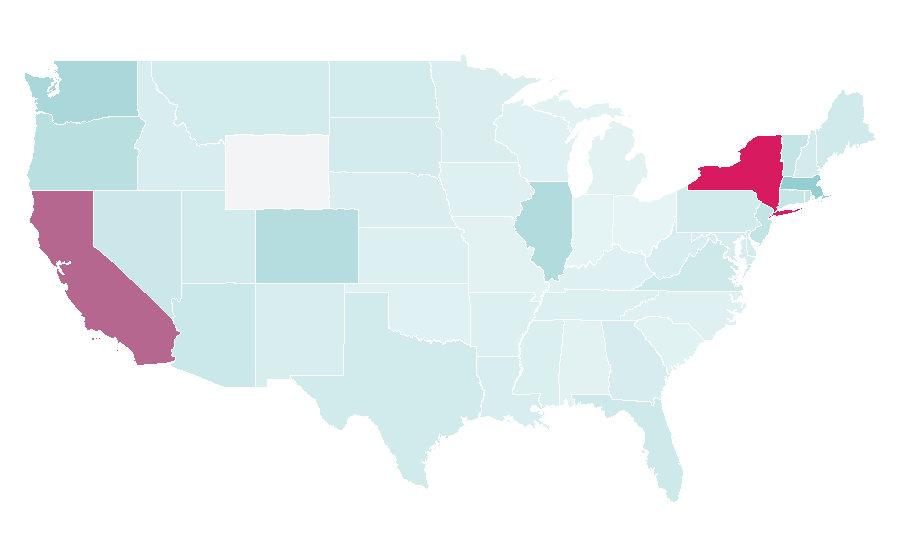 Affinity by region — Primavera Sound, United States