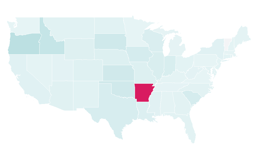 Affinity by region — Prime time, United States
