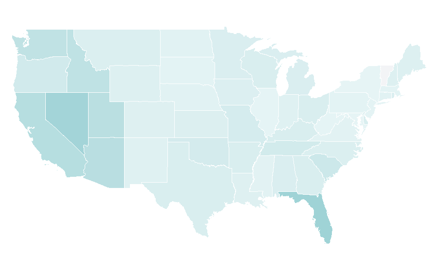Affinité par région — Princess Cruises, États-Unis