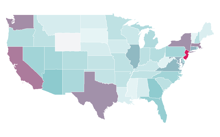 Affinity by region — Priyanka Chopra, United States