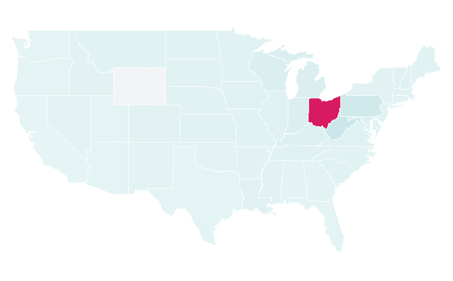 Affinity by region — Pro Football Hall of Fame, United States