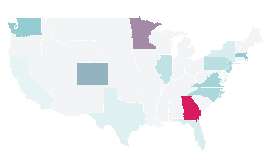 Affinity by region — Proibidão, United States