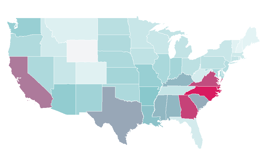 Affinität nach Region — Promotion (marketing), USA