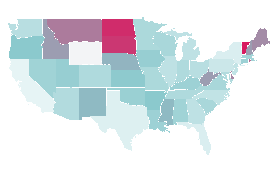 Affinity by region — Promotional merchandise, United States