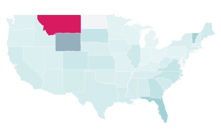 Affinity by region — Property insurance, United States