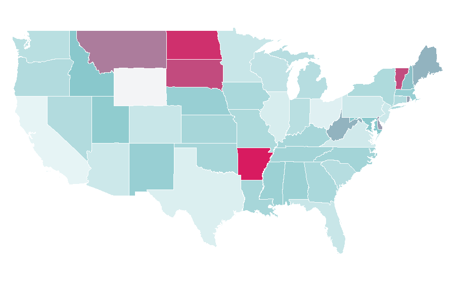 Affinité par région — Property law, États-Unis