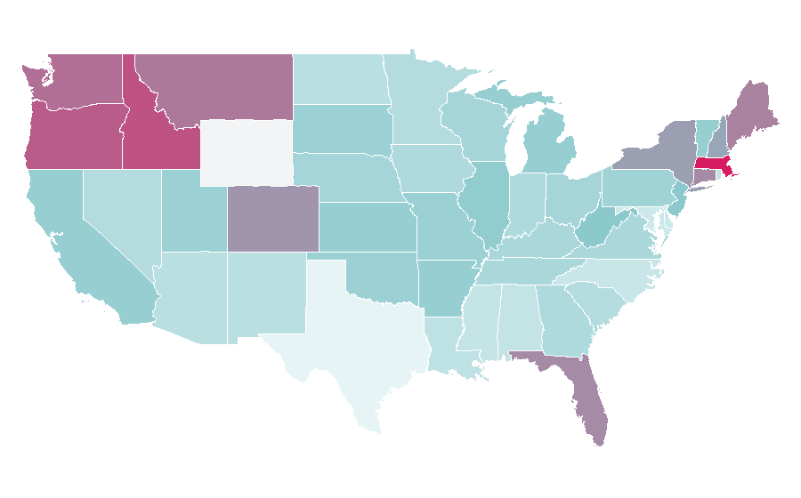 Affinity by region — Propolis, United States
