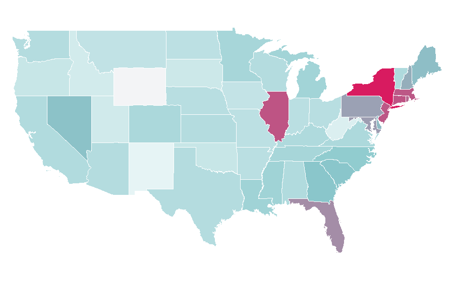 Affinity by region — Prosecco, United States