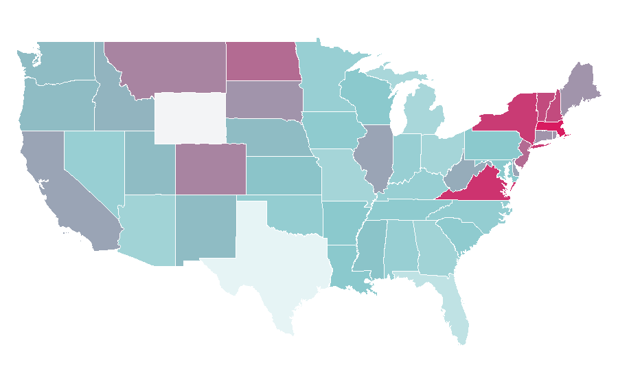 Affinity by region — Provence-Alpes-Côte d'Azur, United States