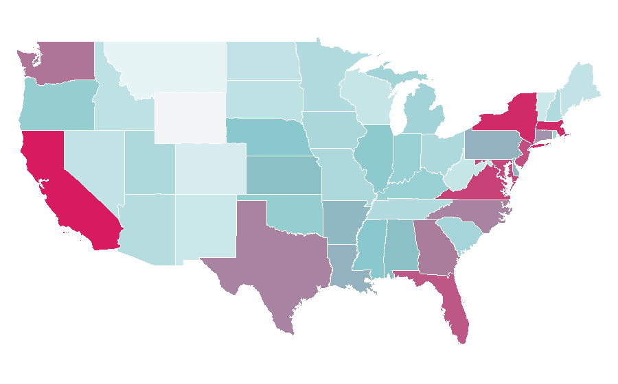 Affinity by region — PRÜNE, United States