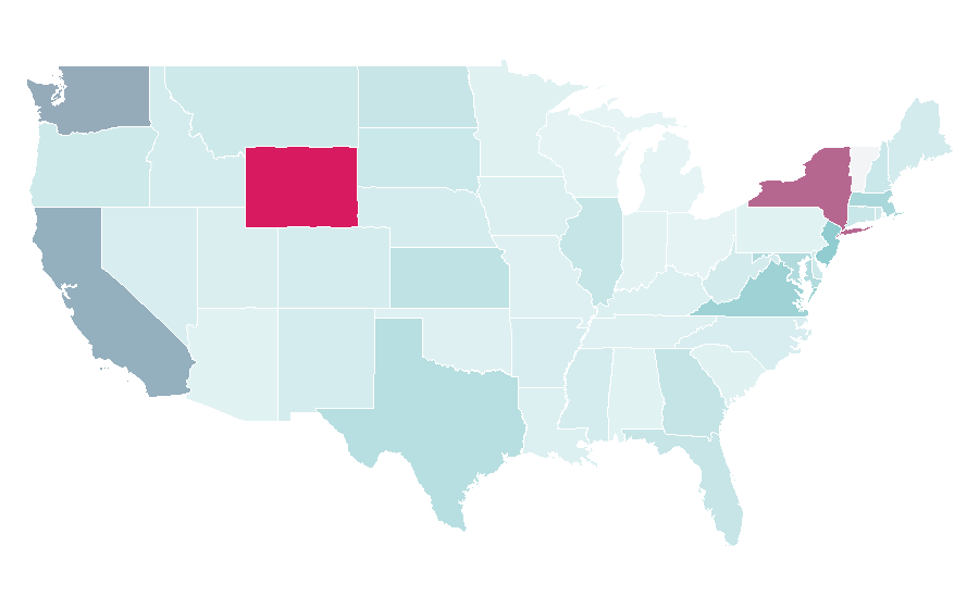 Affinity by region — Public holiday, United States