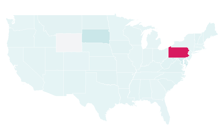 Affinity by region — Public opinion, United States