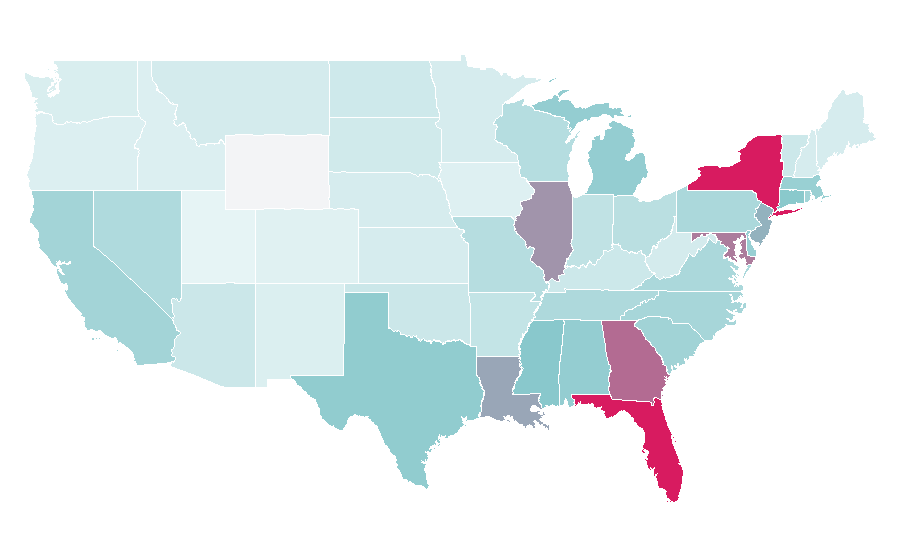 Affinity by region — pucci, United States