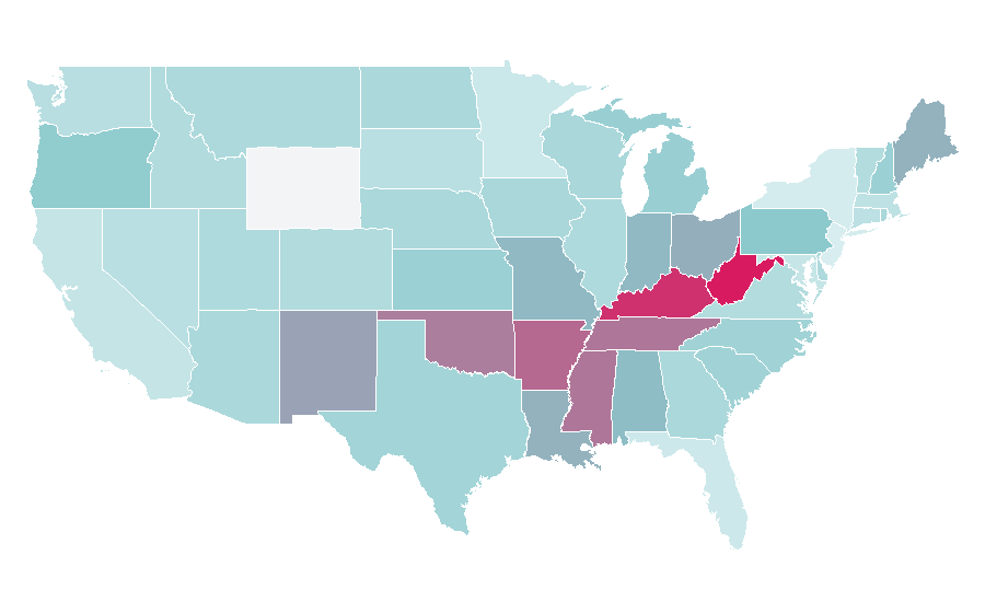 Affinity by region — Pumpkinhead (film), United States