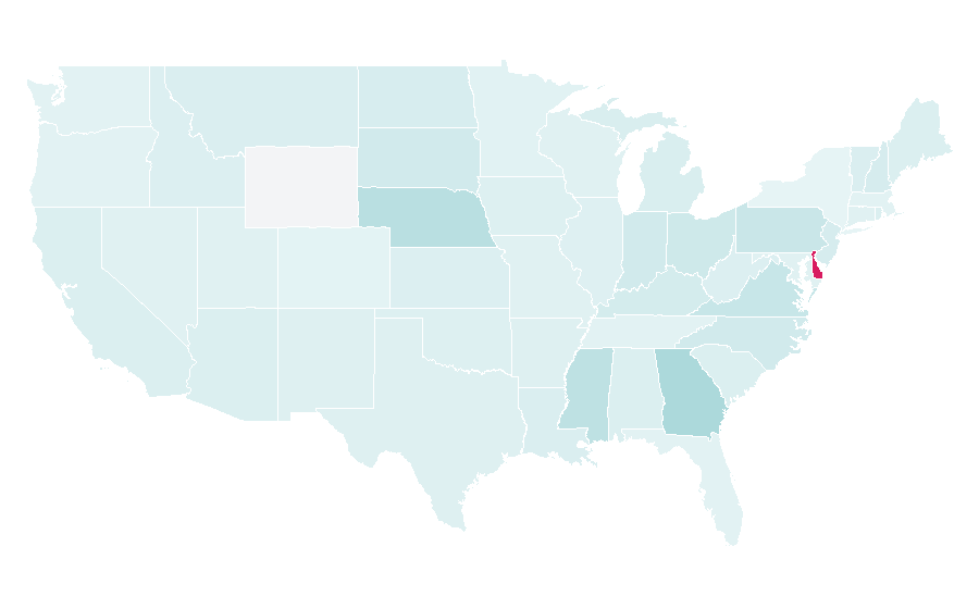 Affinity by region — Purebred, United States